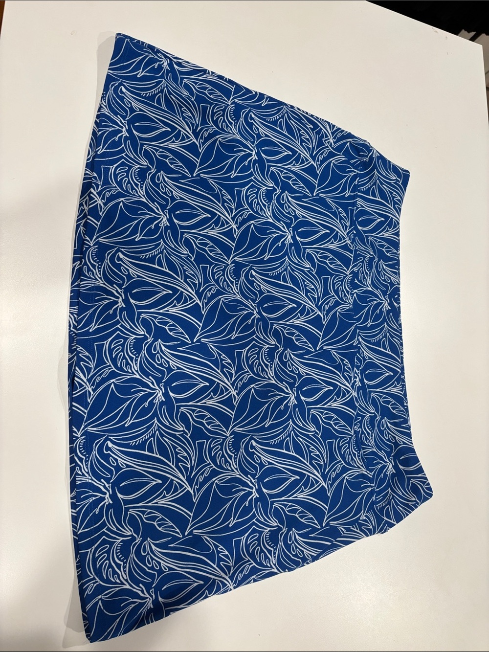 Tommy Bahama Active Golf Tennis Skort Skirt Tropical Print Blue White Womens XL - Picture 14 of 15